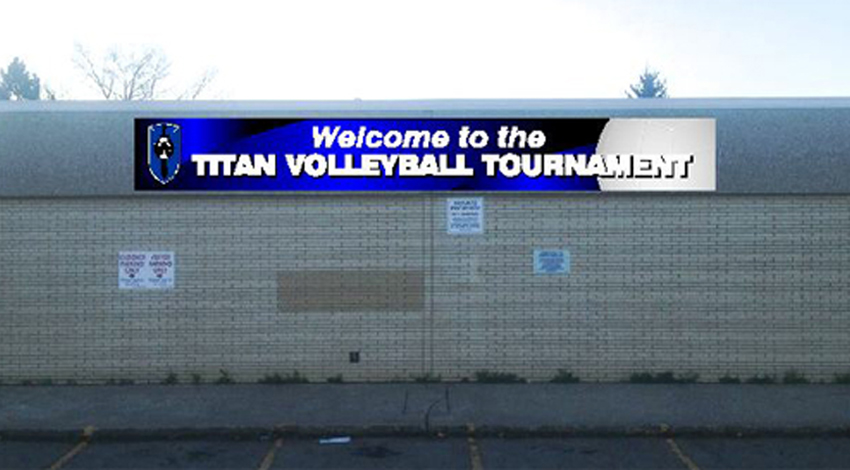 Harry Ainley Volleyball Banner